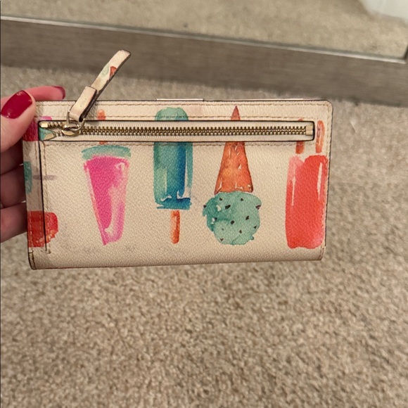 Kate Spade Pink and Orange Ice Cream Wallet - Picture 2 of 6